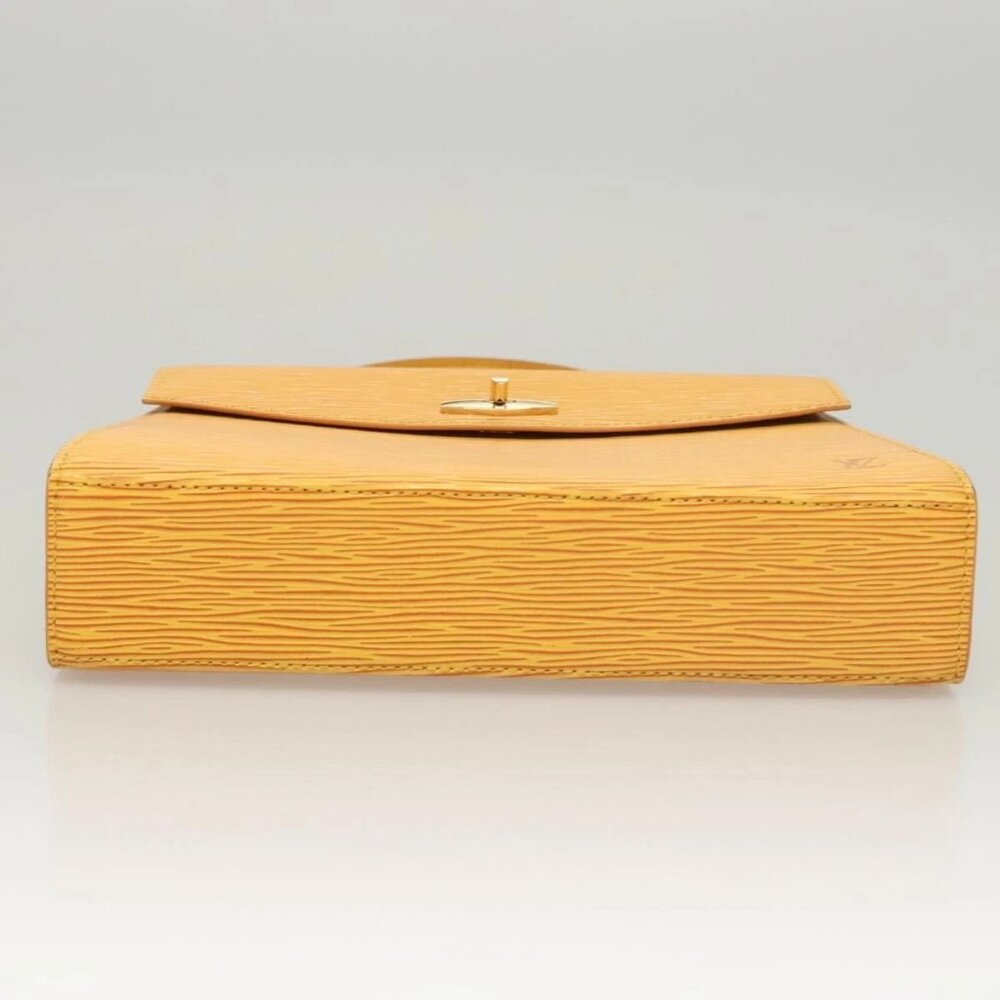 LOUIS VUITTON Epi Malesherbes Hand Bag Tassili Yellow Jonne M52379 Auth ep8616 - Picture 7 of 16